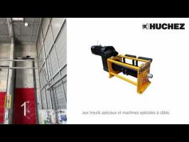 HUCHEZ - Cas d'application de treuils électriques de levage sur-mesure